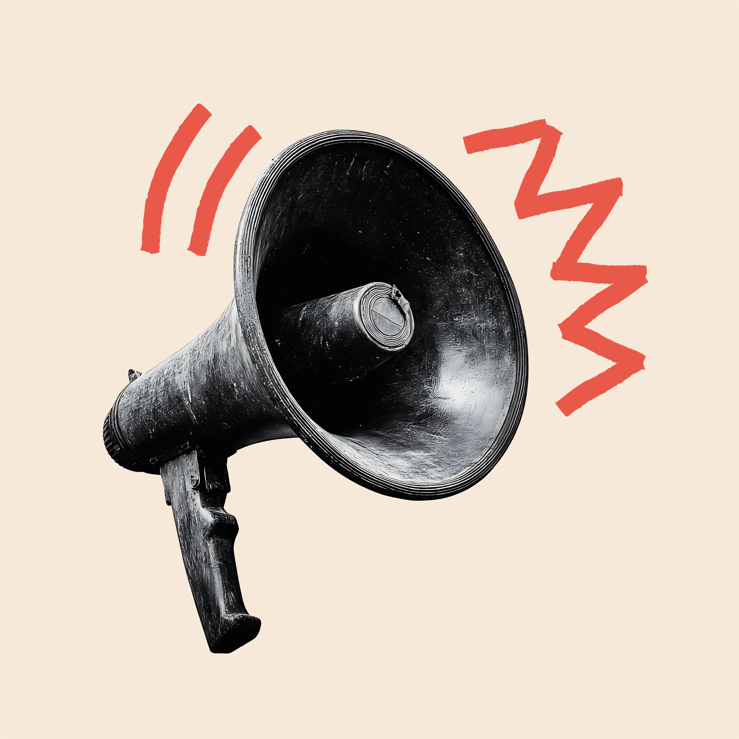 Megafon de campanya CCOO Industria